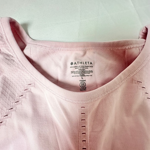 Athleta Pink Foothill Split Back Tank Pink (Size Large) - Picture 3 of 6